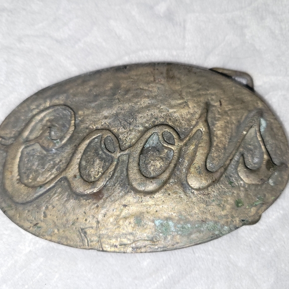 Vintage '70s COORS Beer Belt Buckle - Picture 2 of 5